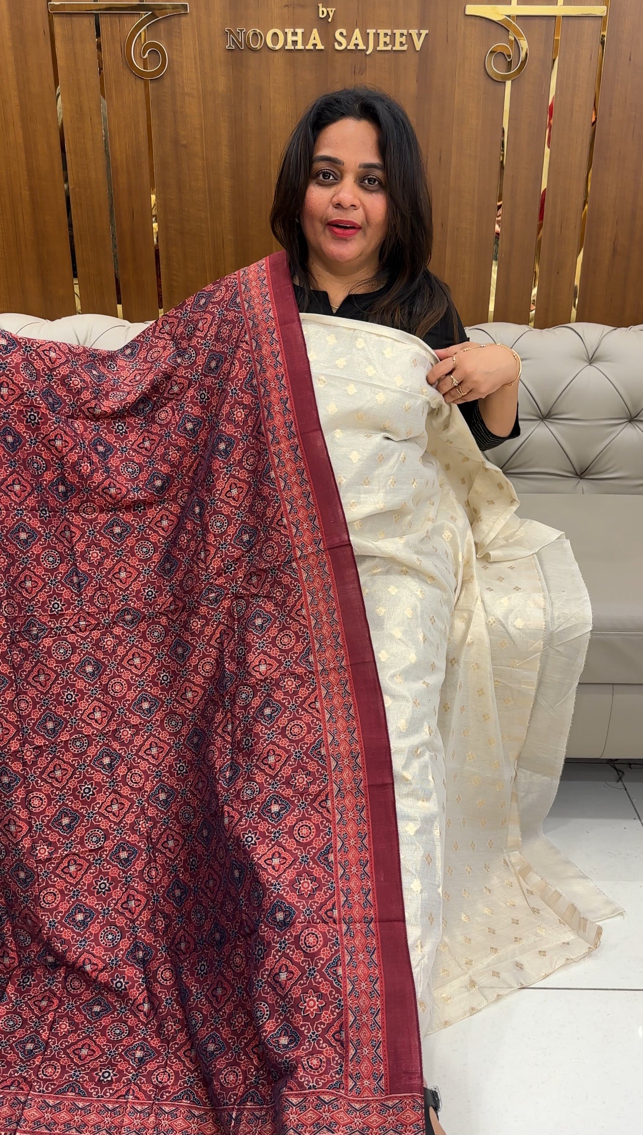 TISSUE BANARASI UNSTITCHED SALWAR SUITA - IHA 25906