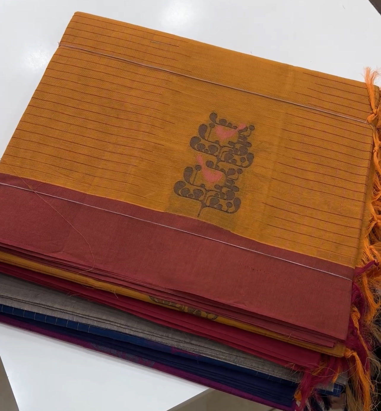 COTTON DESIGNER SAREES - IHA 25612