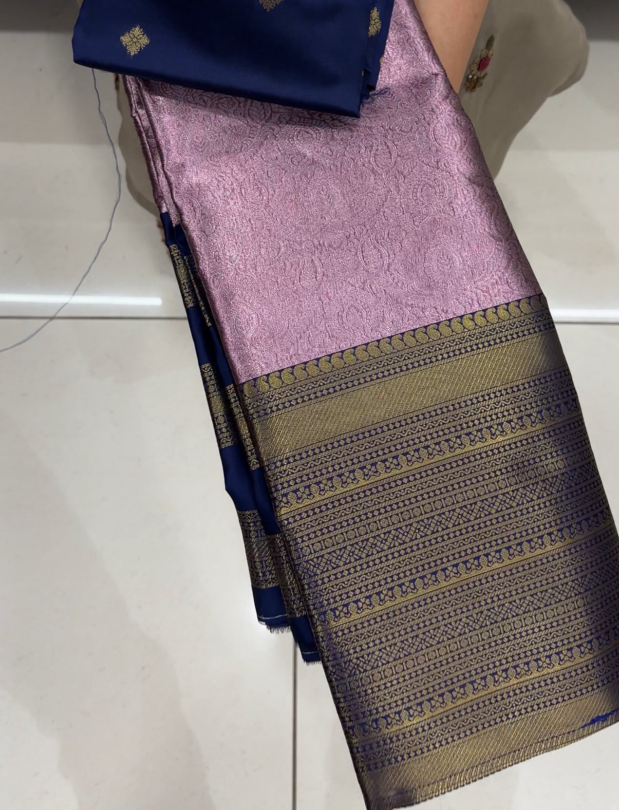 TISSUE UNSTITCHED DHVANI SETS MATERIAL - IHA 25799