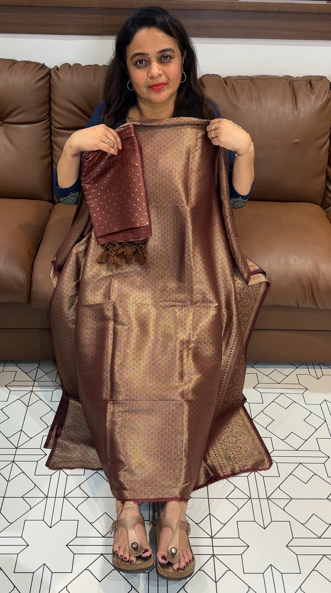 BANARASI UNSTITCHED SALWAR SUITS - IHA 26314