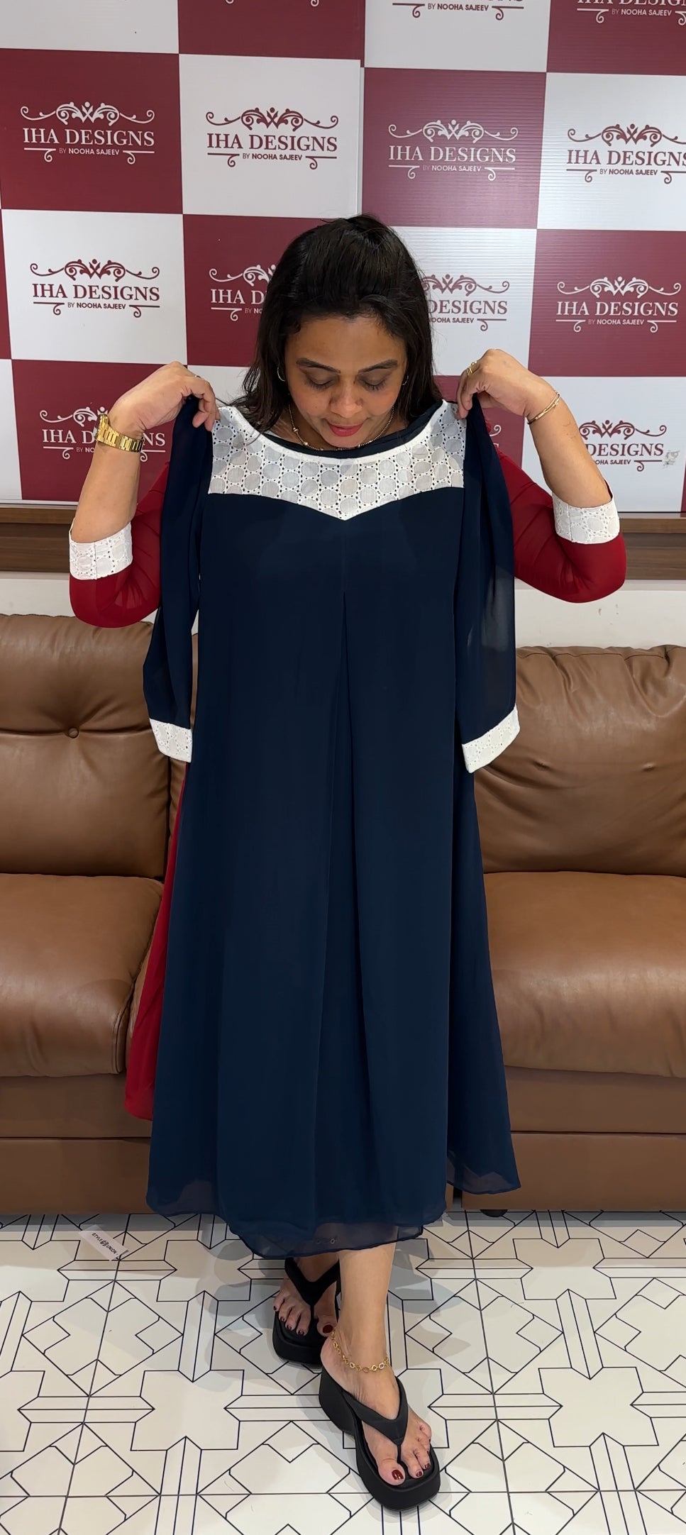 IHA'S IN-HOUSE DESIGNER FROCKS - IHA 27833