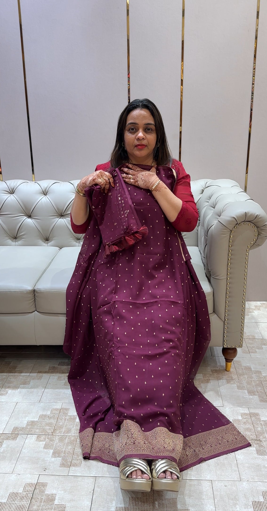 BANARASI UNSTITCHED SALWAR SUITS - IHA 21955