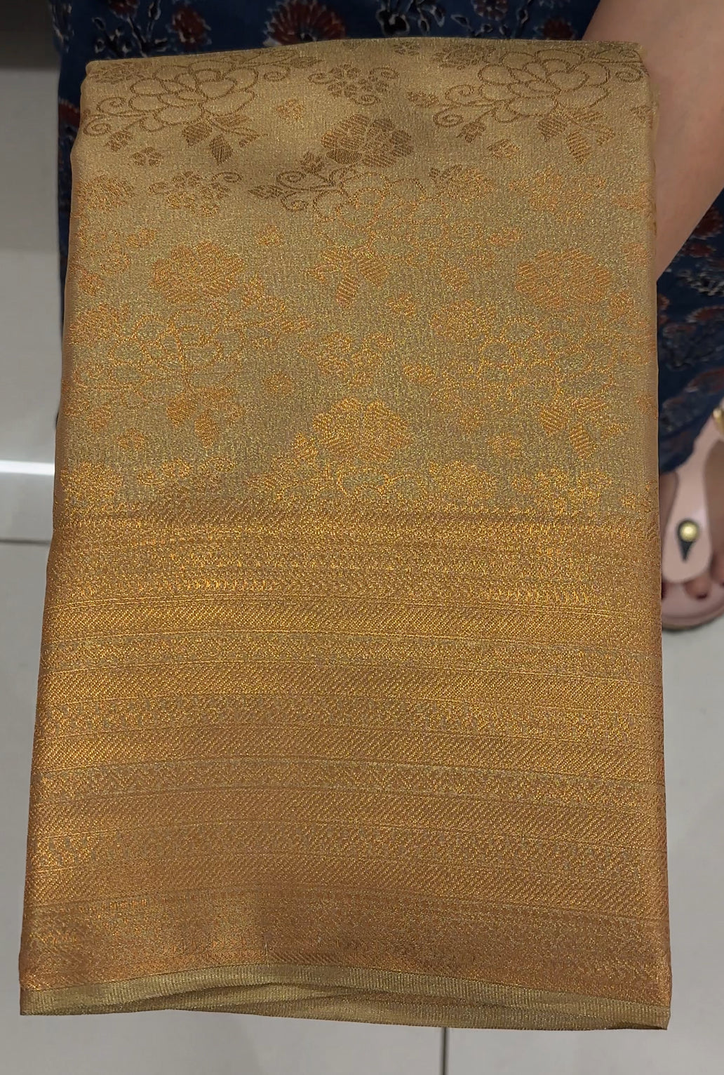 BROCADE KANCHIPURAM SILK SAREES - IHA 26936