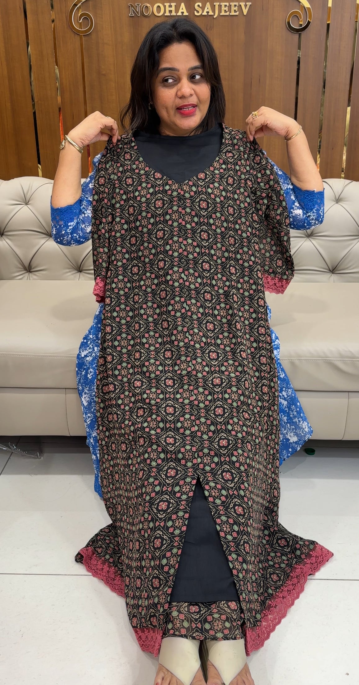 IHA'S IN-HOUSE PRINTEDALINE TOPS - IHA 25191