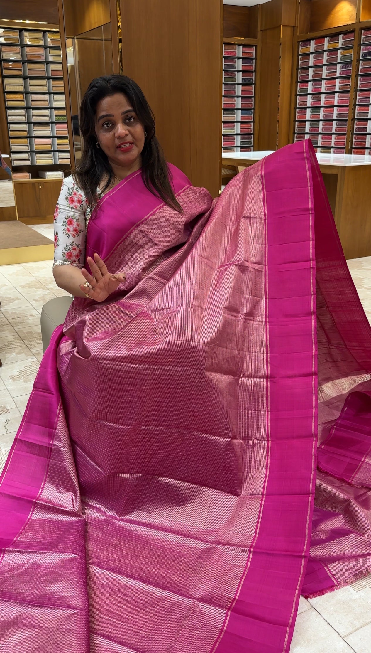 DESIGNER KANCHIPURAM SILK SAREES - IHA 25743