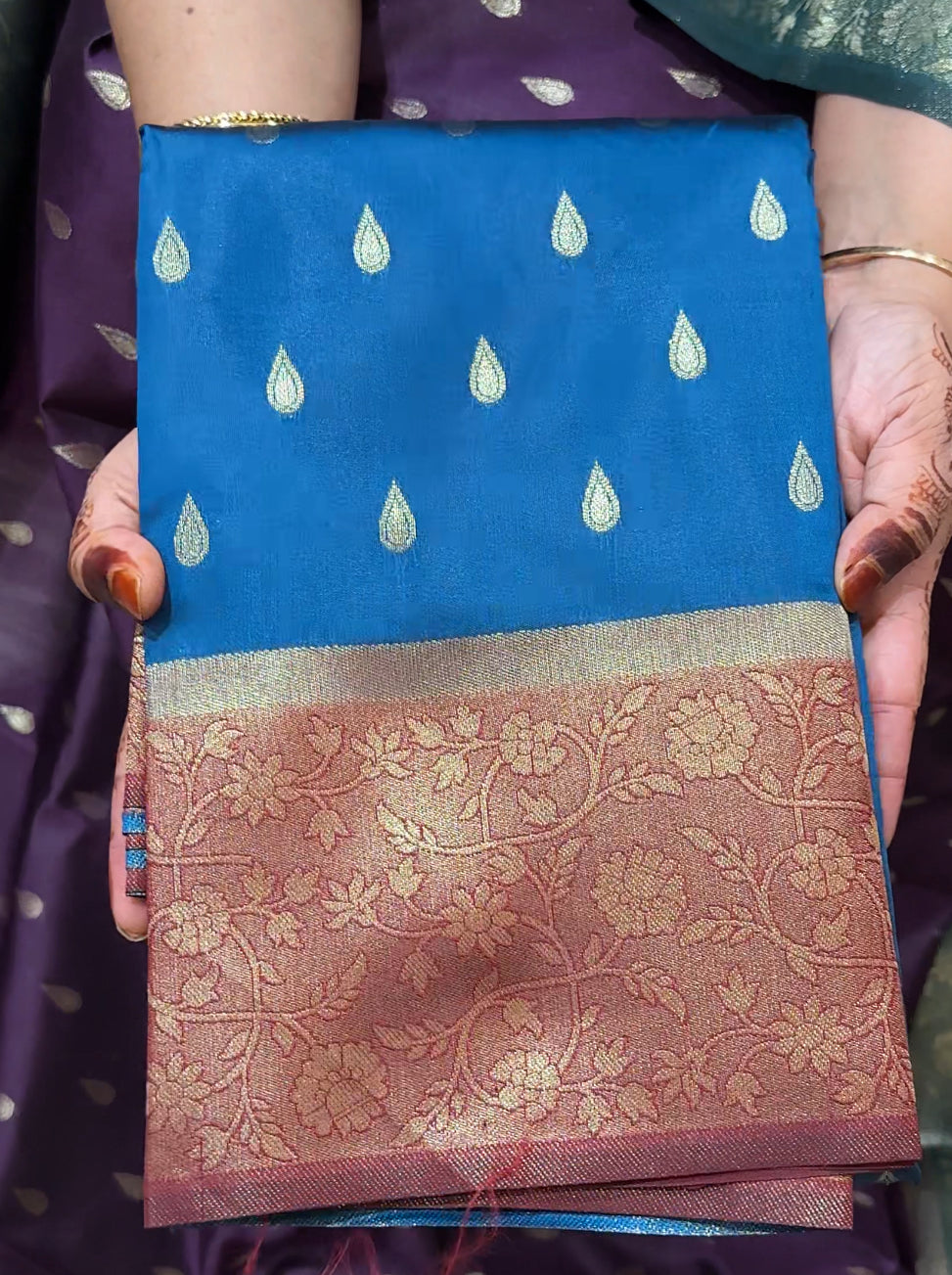 BUDGET BUY SEMI SILK SAREES - IHA 21908