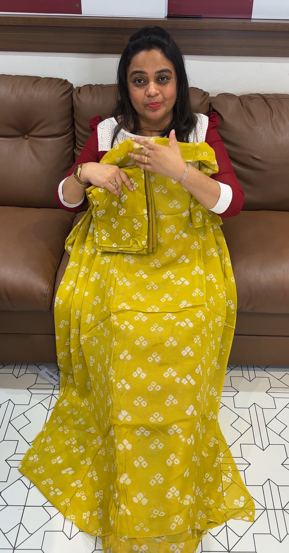 VISCOSE GEORGETTE UNSTITCHED SALWAR SUITS - IHA 27841