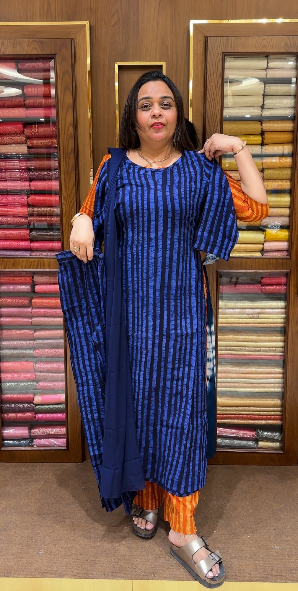FORWARD COTTON TOP,BOTTOM AND DUPATTA - IHA 21723