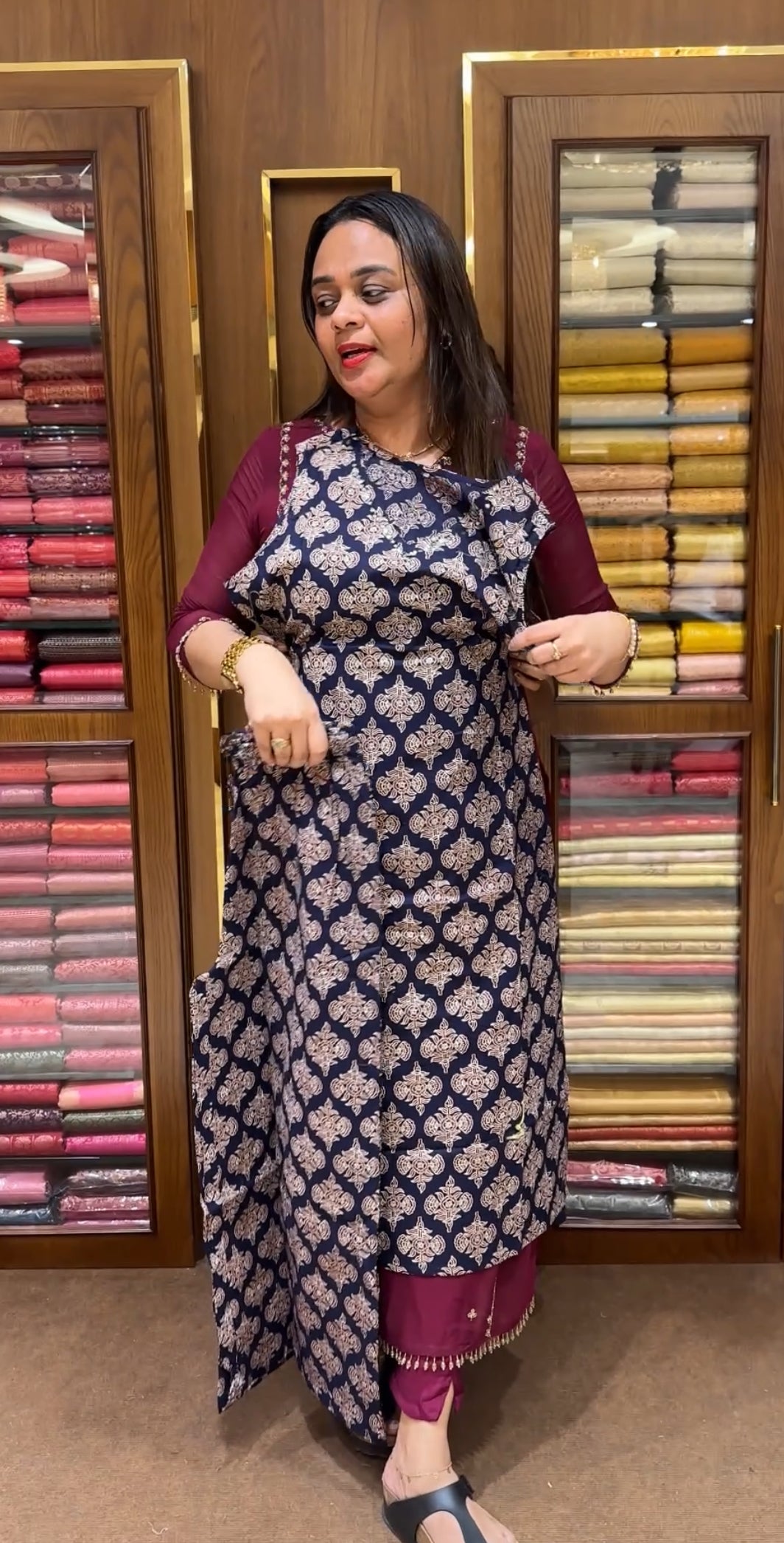AJRAKH COTTON CO-ORDS SETS - IHA 21748