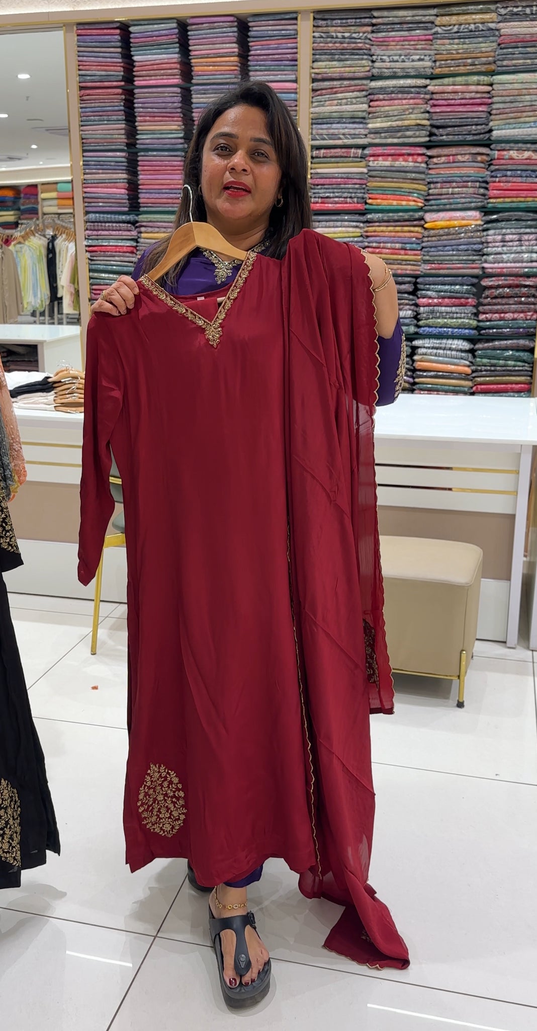 READY TO WEAR TOP, BOTTOM AND DUPATTA - IHA 26031