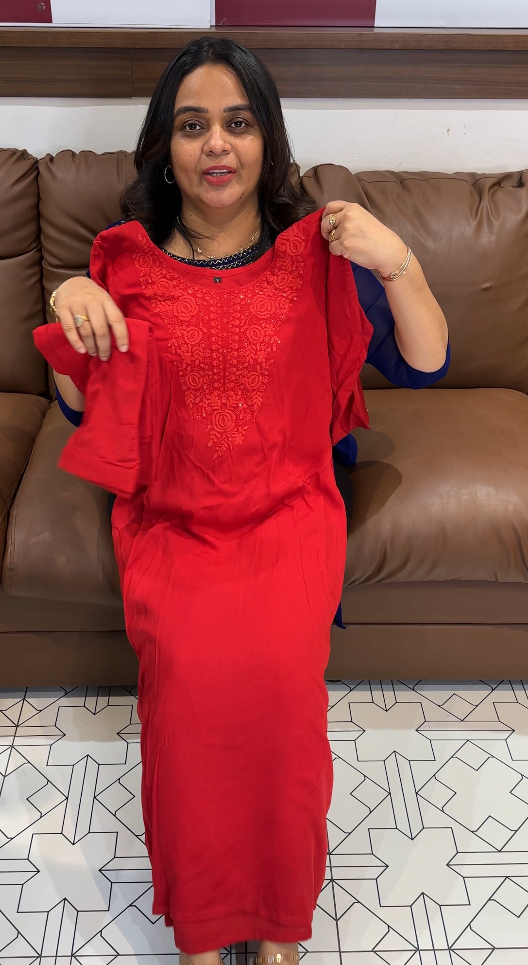 COTTON RAYON TOP AND BOTTOM - IHA 28191