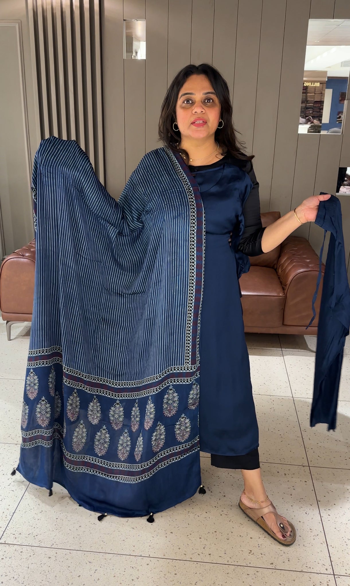 MODAL TOP BOTTOM AND DUPATTA - IHA 27122