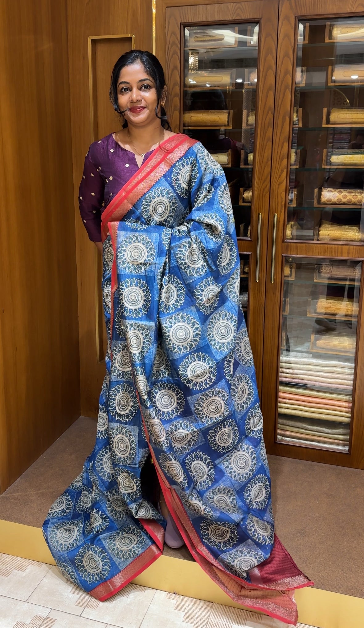 CHANDERI SILK SAREES - IHA 25123