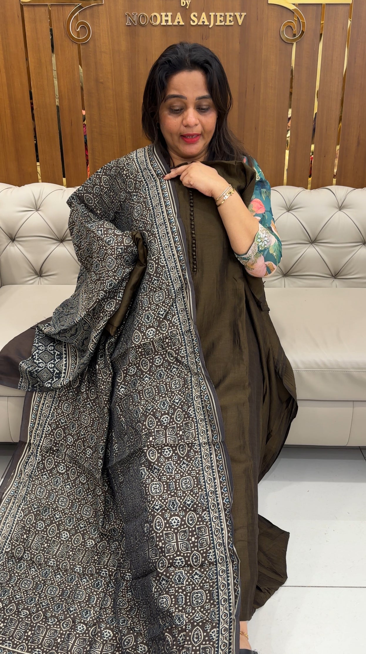 SEMI RAW SILK UNSTITCHED SALWAR SUITS - IHA 25727