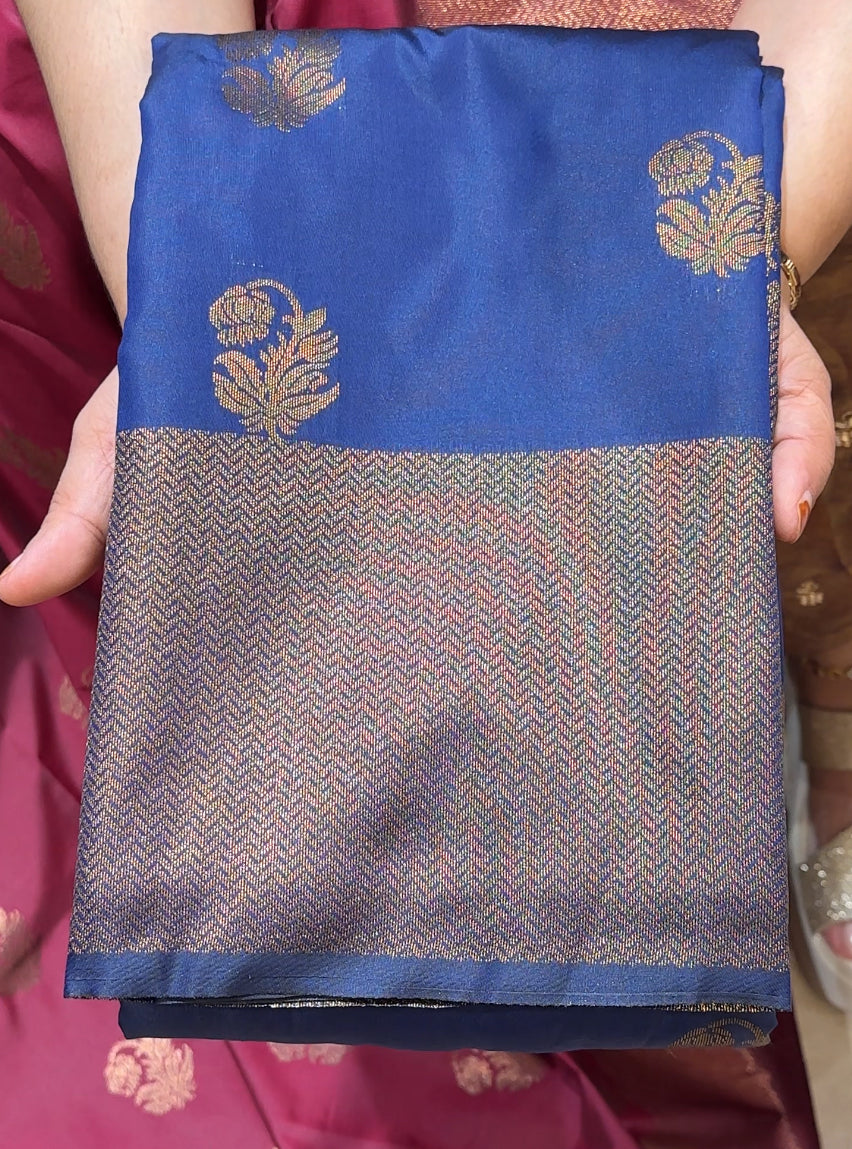 SEMI SOFT SILK SAREES - IHA 22725