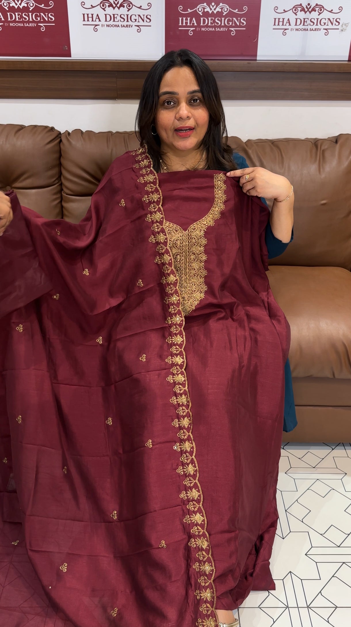 SEMI RAW SILK UNSTITCHED SALWAR SUITS - IHA 27364