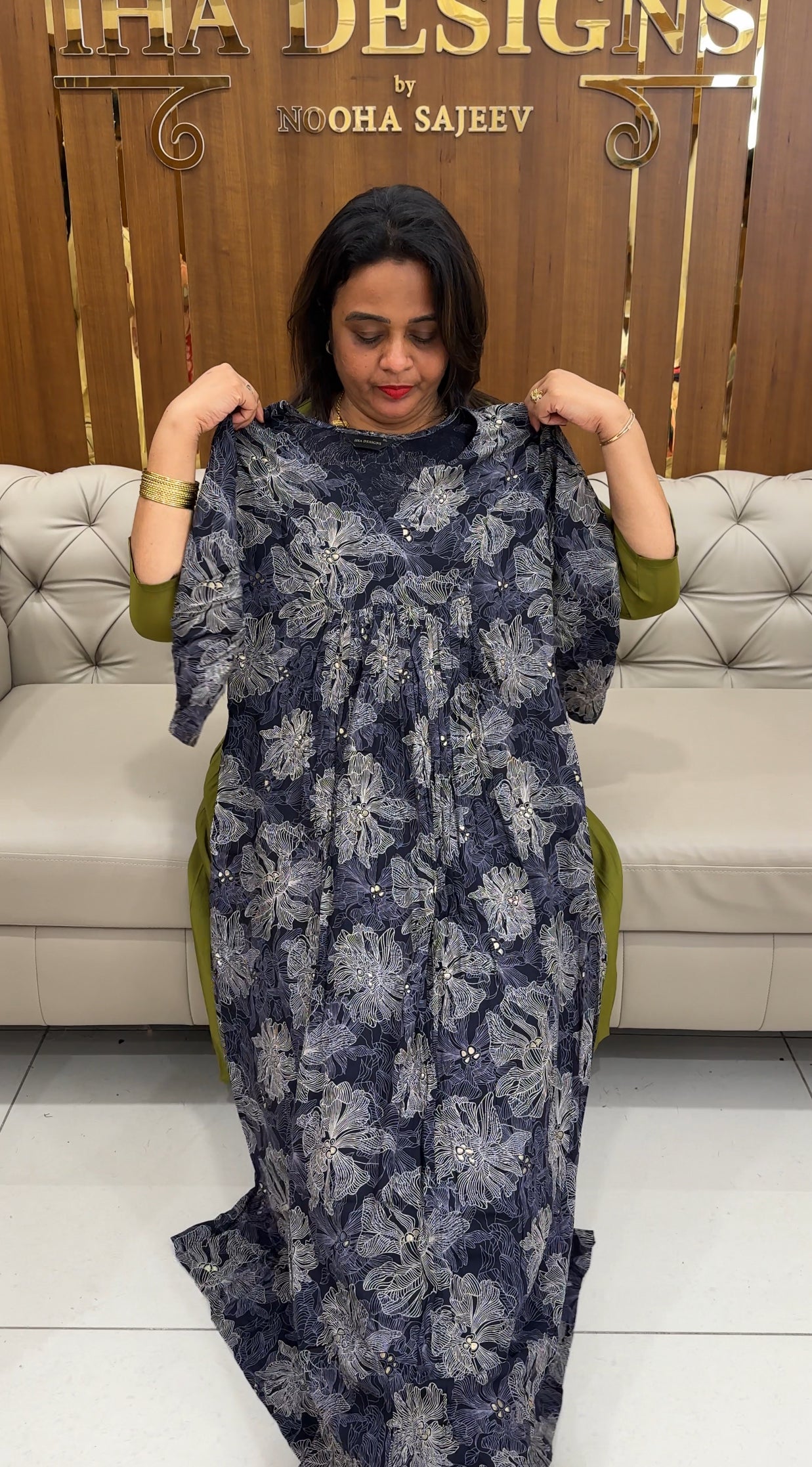 PRINTED RAYON TOPS - IHA 25632