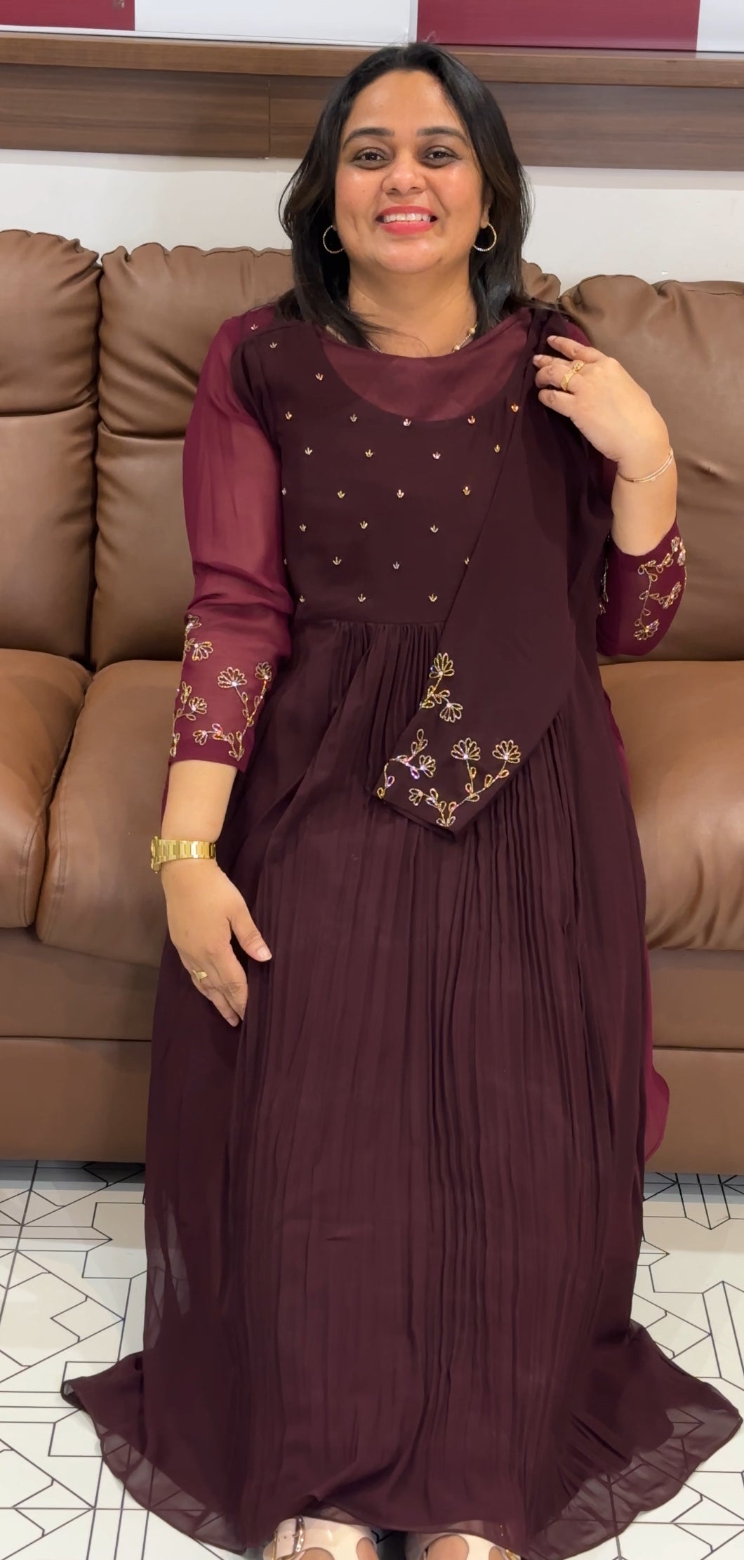 IHA'S IN-HOUSE HAND WORKED ALINE TOPS - IHA 27960