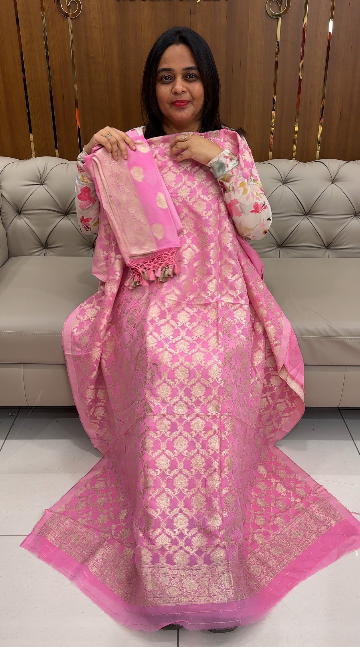 GEORGETTE UNSTIITCHED SALWAR SUITS - IHA 26073