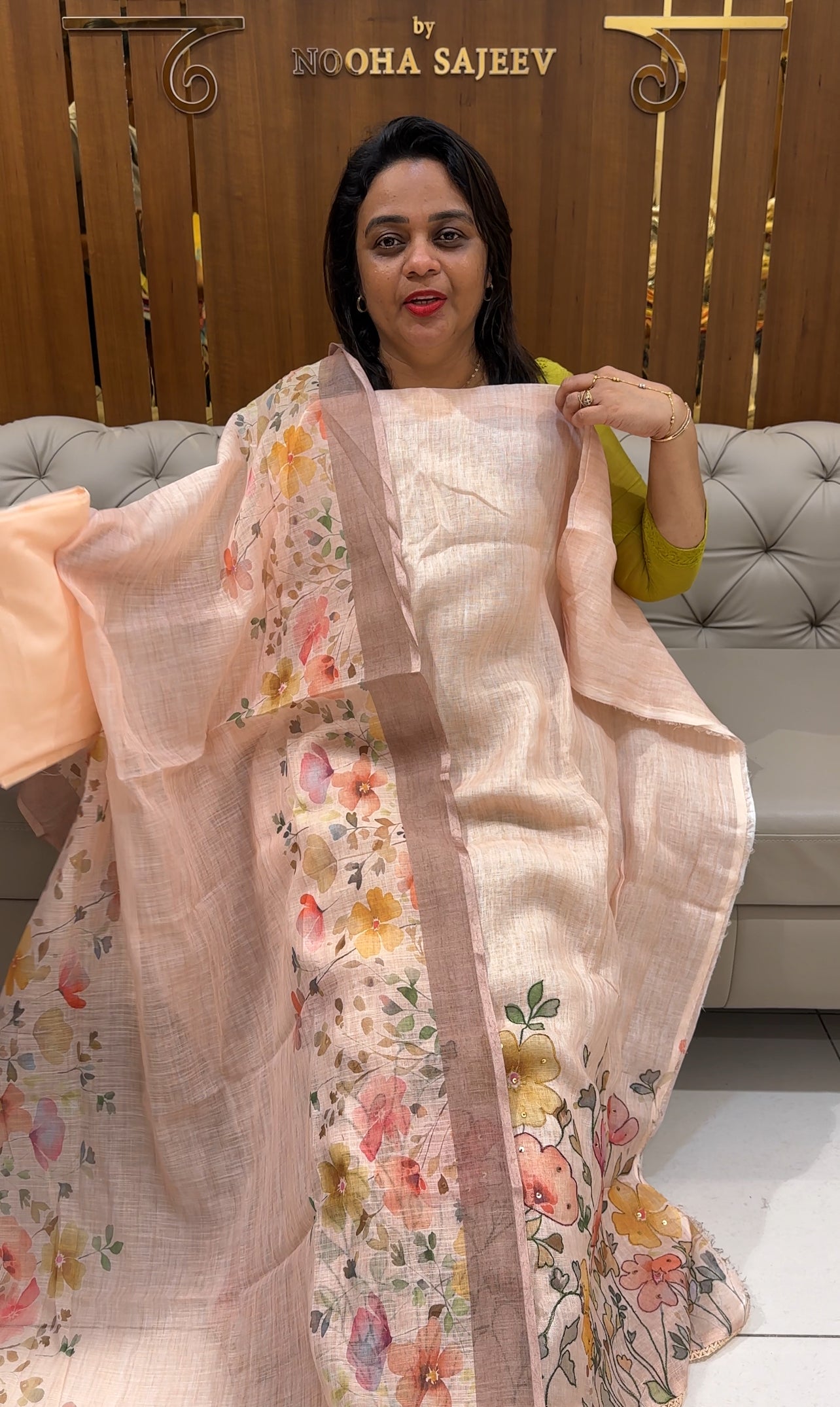 LINEN Unstitched SALWAR SUIST - IHA 25031