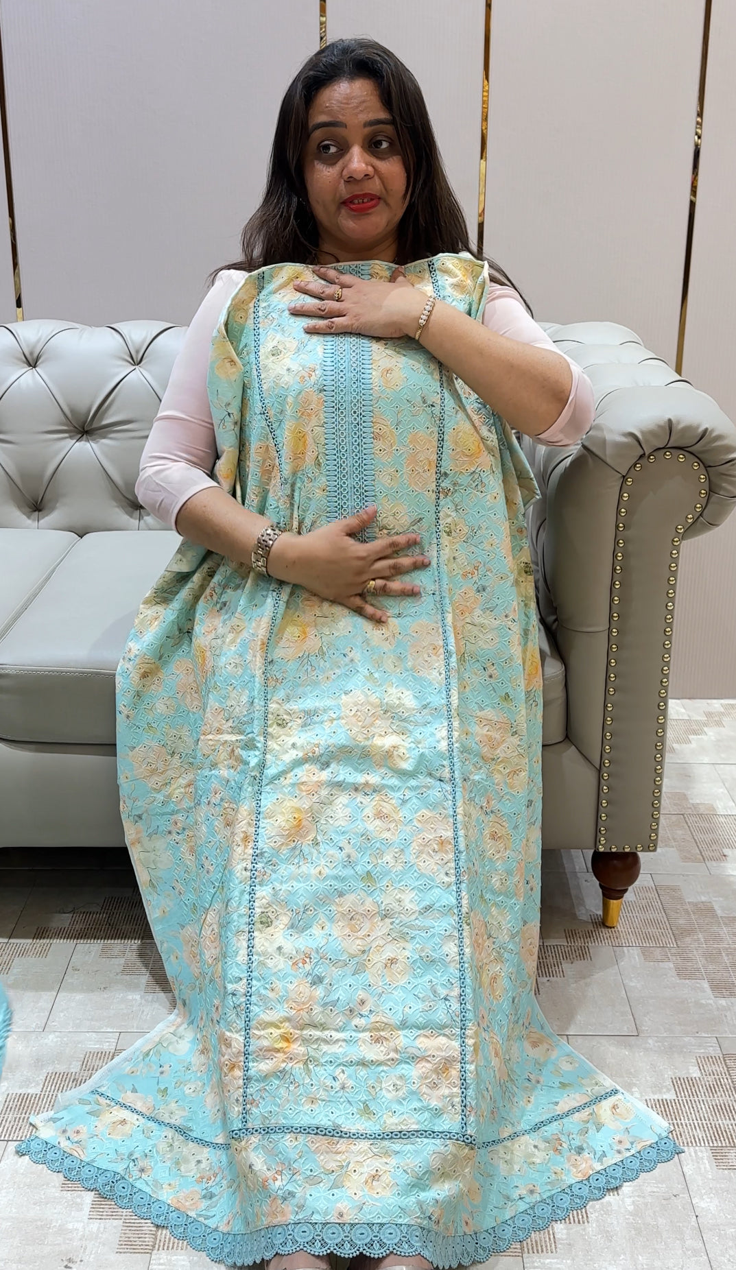 COTTON HAKOBA UNSTITCHED SALWAR SUITS - IHA 21308