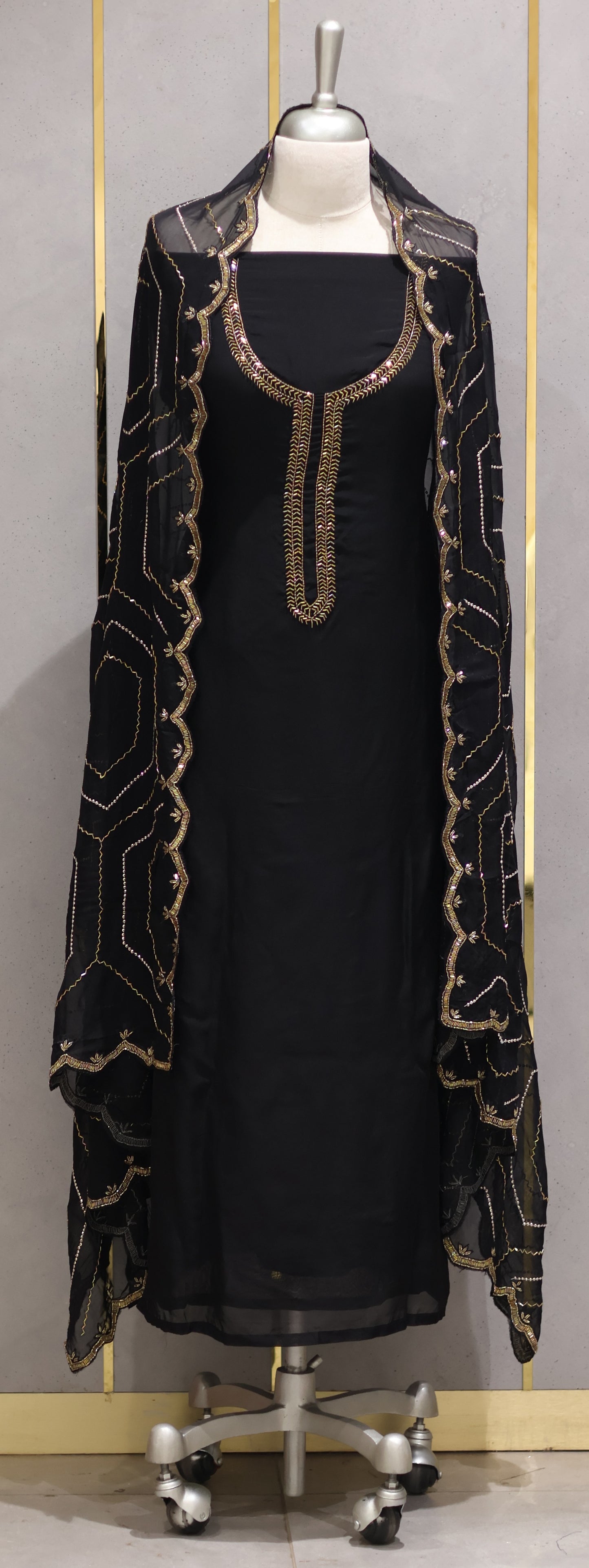 PARTY WEAR UNSTICHED SALWAR SUITS - IHA 26787