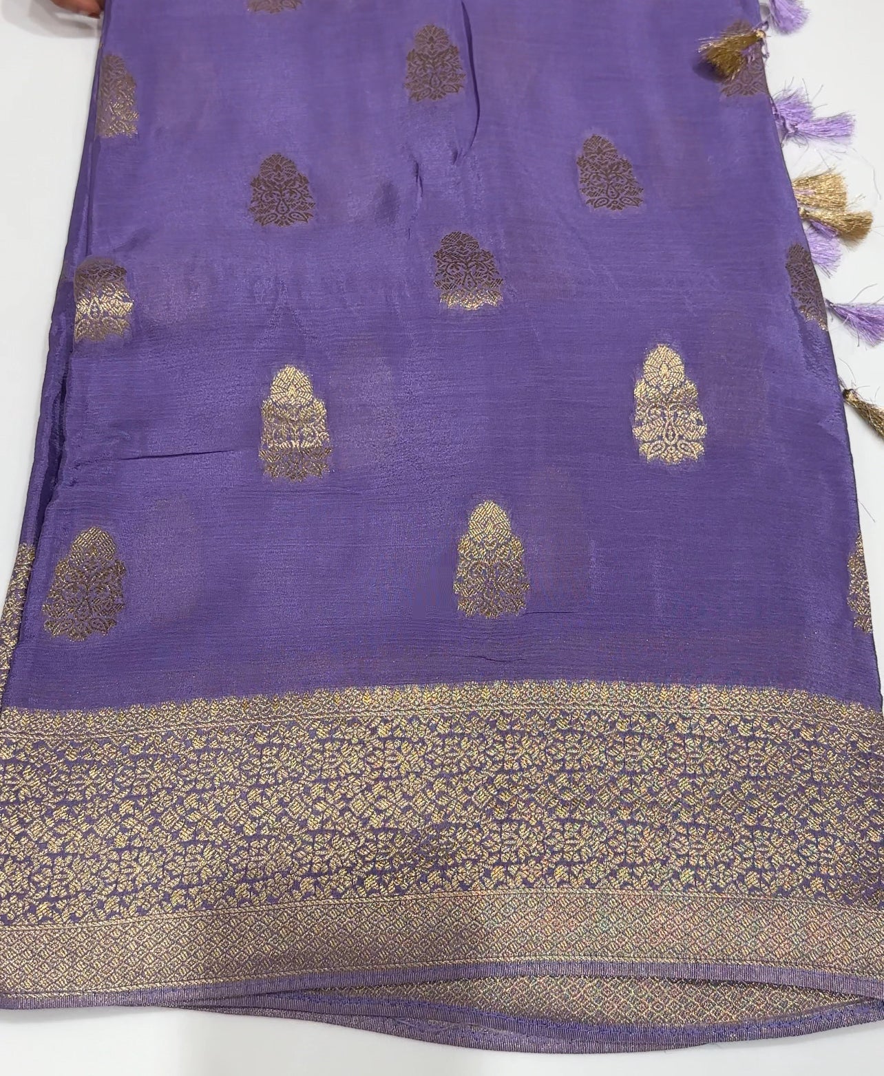 PLATINUM CHIFFON SAREES - IHA 24919