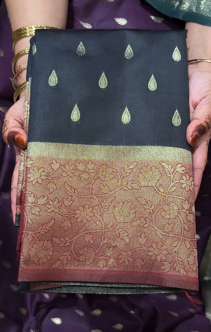 BUDGET BUY SEMI SILK SAREES - IHA 21908