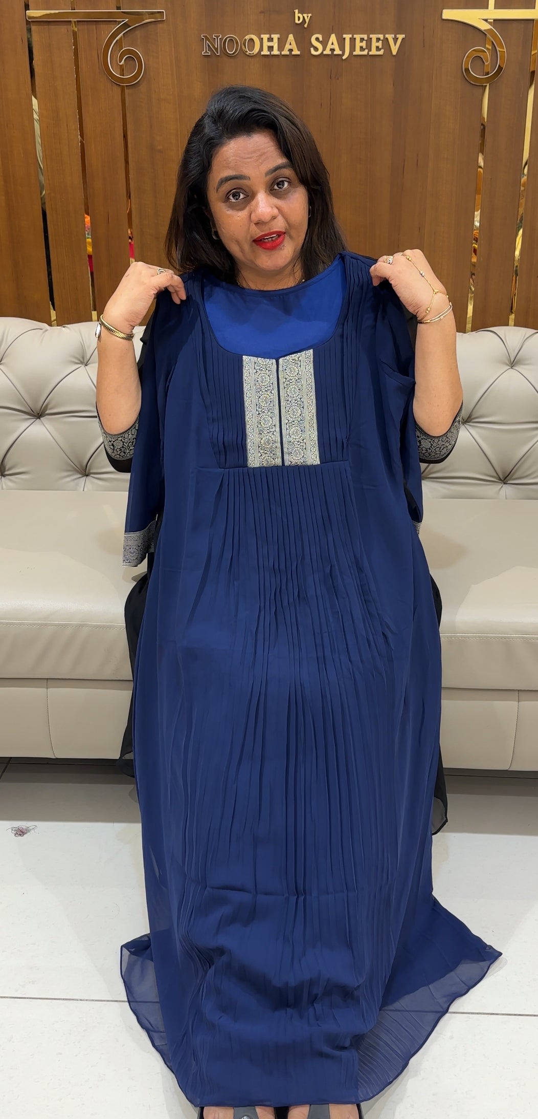IHA'S IN-HOUSE GEORGETTE ALINE TOPS - IHA 24944