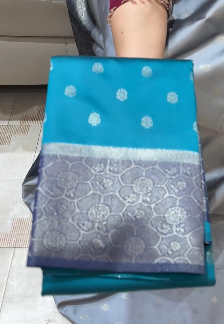 SEMI SILK SAREES - IHA 21751