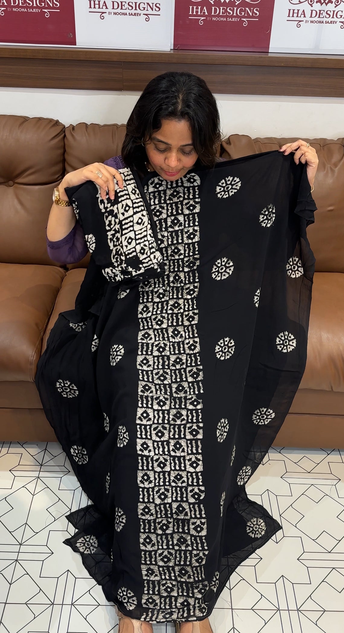 VISCOSE GEORGETTE UNSTITCHED SALWAR SUIST - IHA 27180
