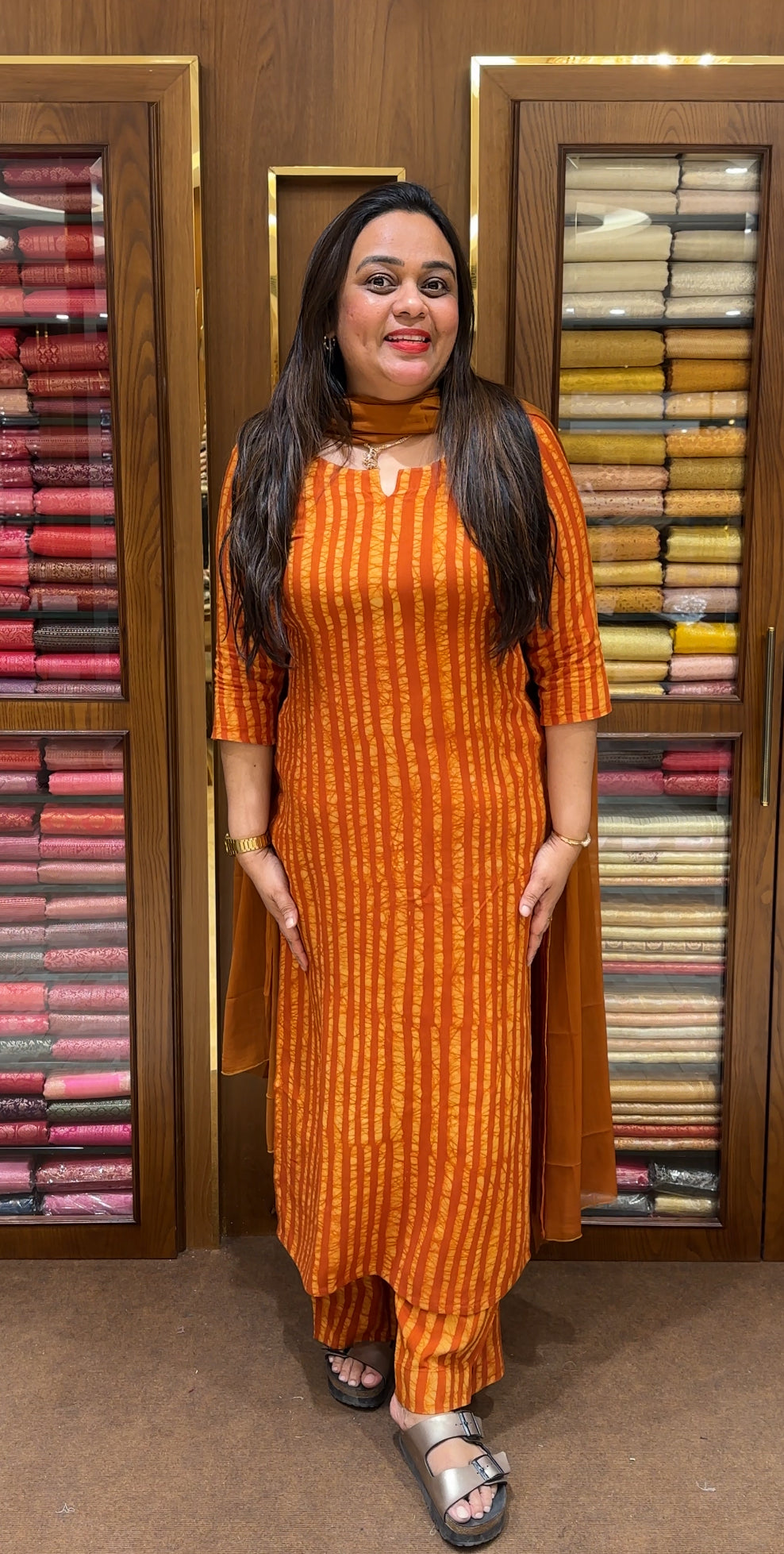 FORWARD COTTON TOP,BOTTOM AND DUPATTA - IHA 21723