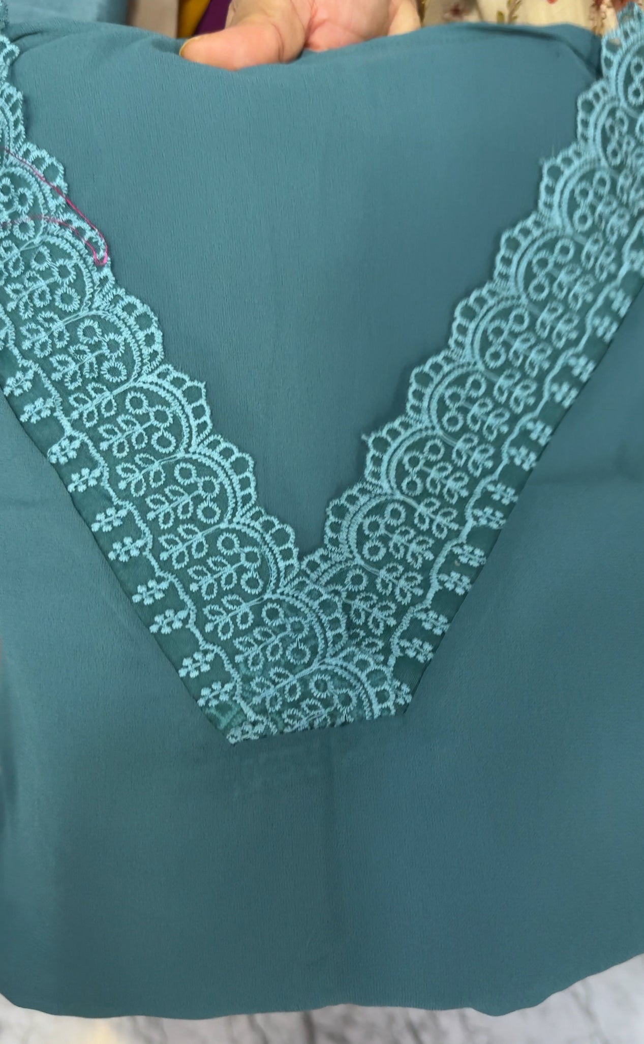 FAUX GEORGETE UNSTITCHED SALWAR SUITS - IHA 26919