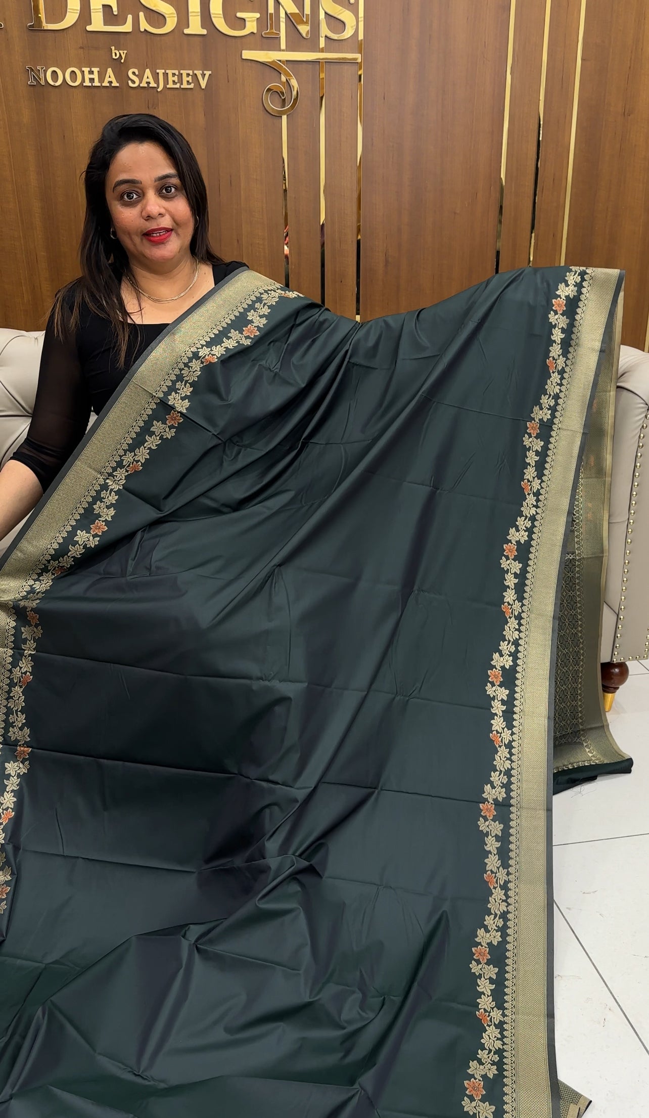 SEMI SILK SAREES - IHA 25869