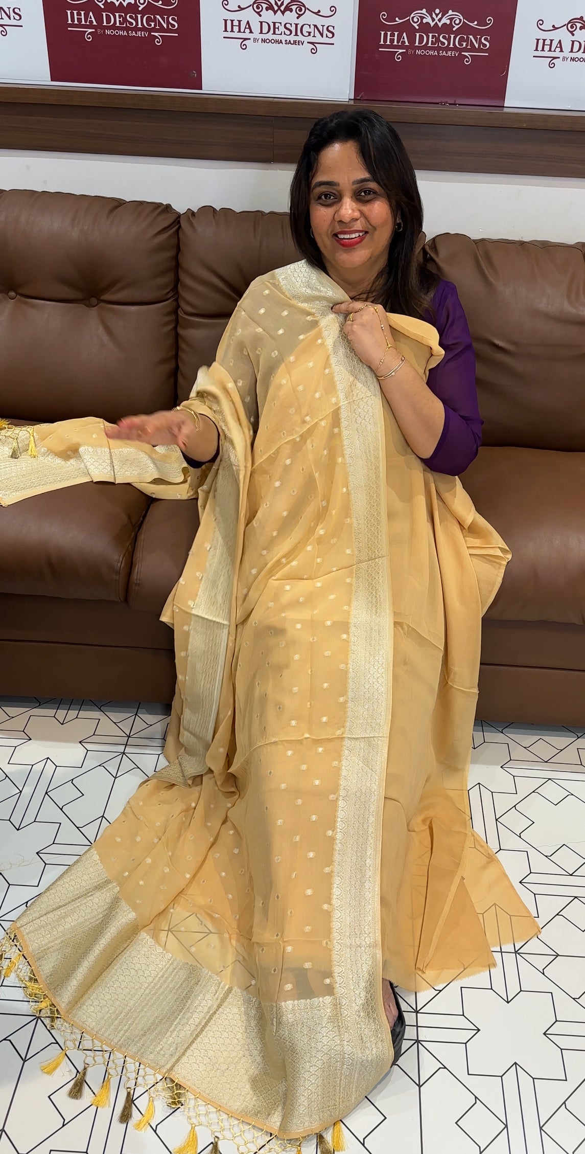 BANARASI UNSTITCHED SALWAR SUITS - IHA 24666
