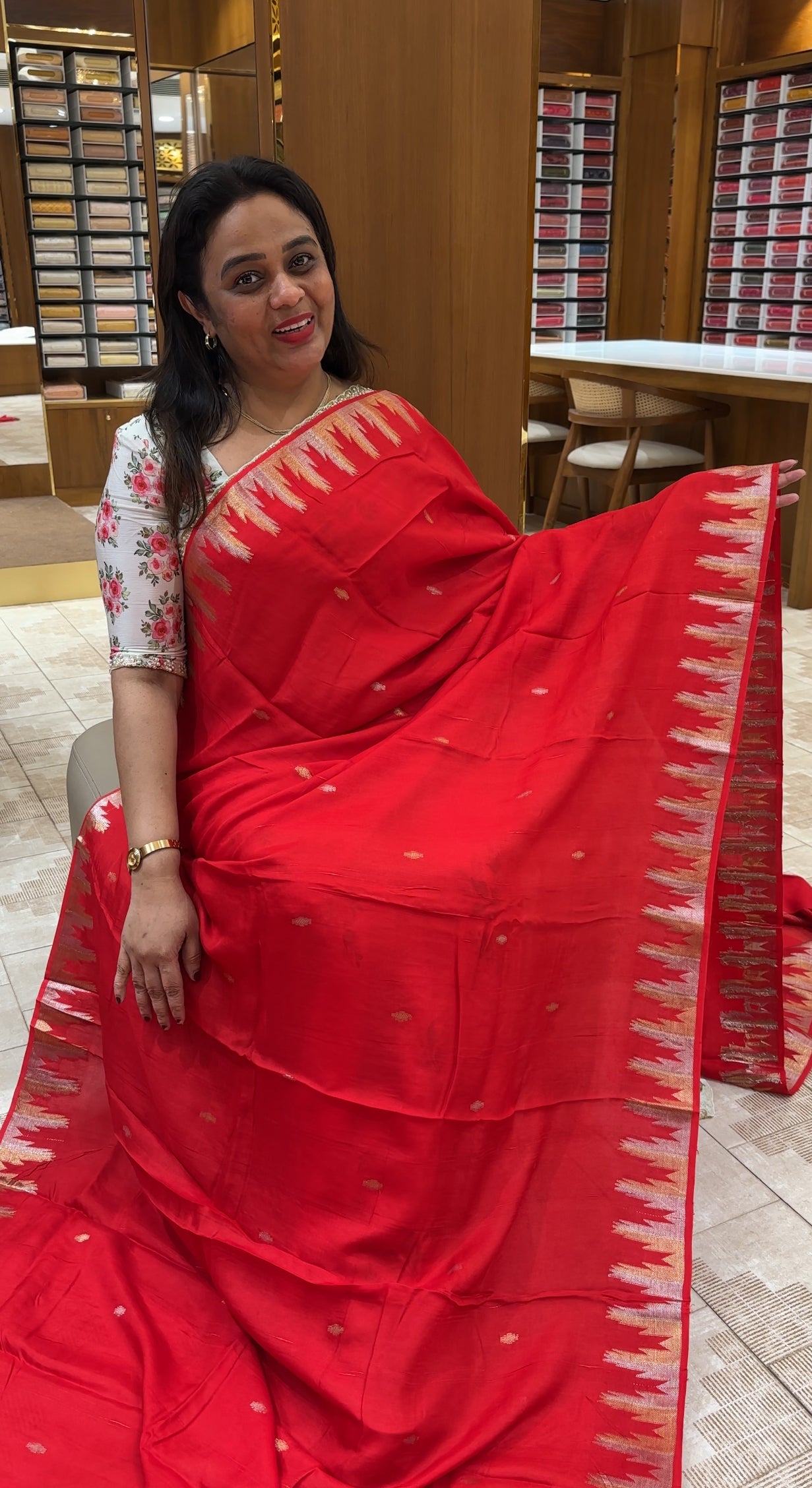 DOLA BANARASI SAREES - IHA 25712
