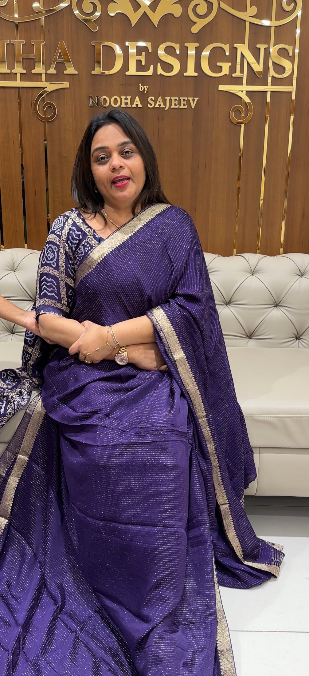 PLATINUM CHIFFON SAREES - IHA 24421