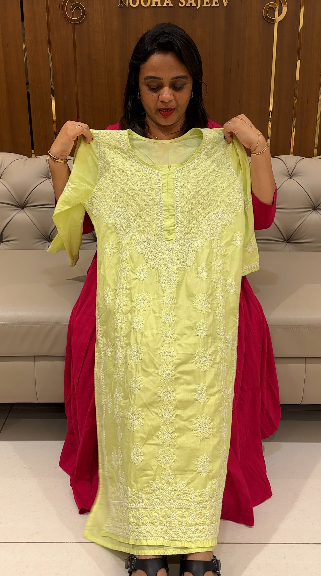 COTTON LONG TOPS - IHA 24644
