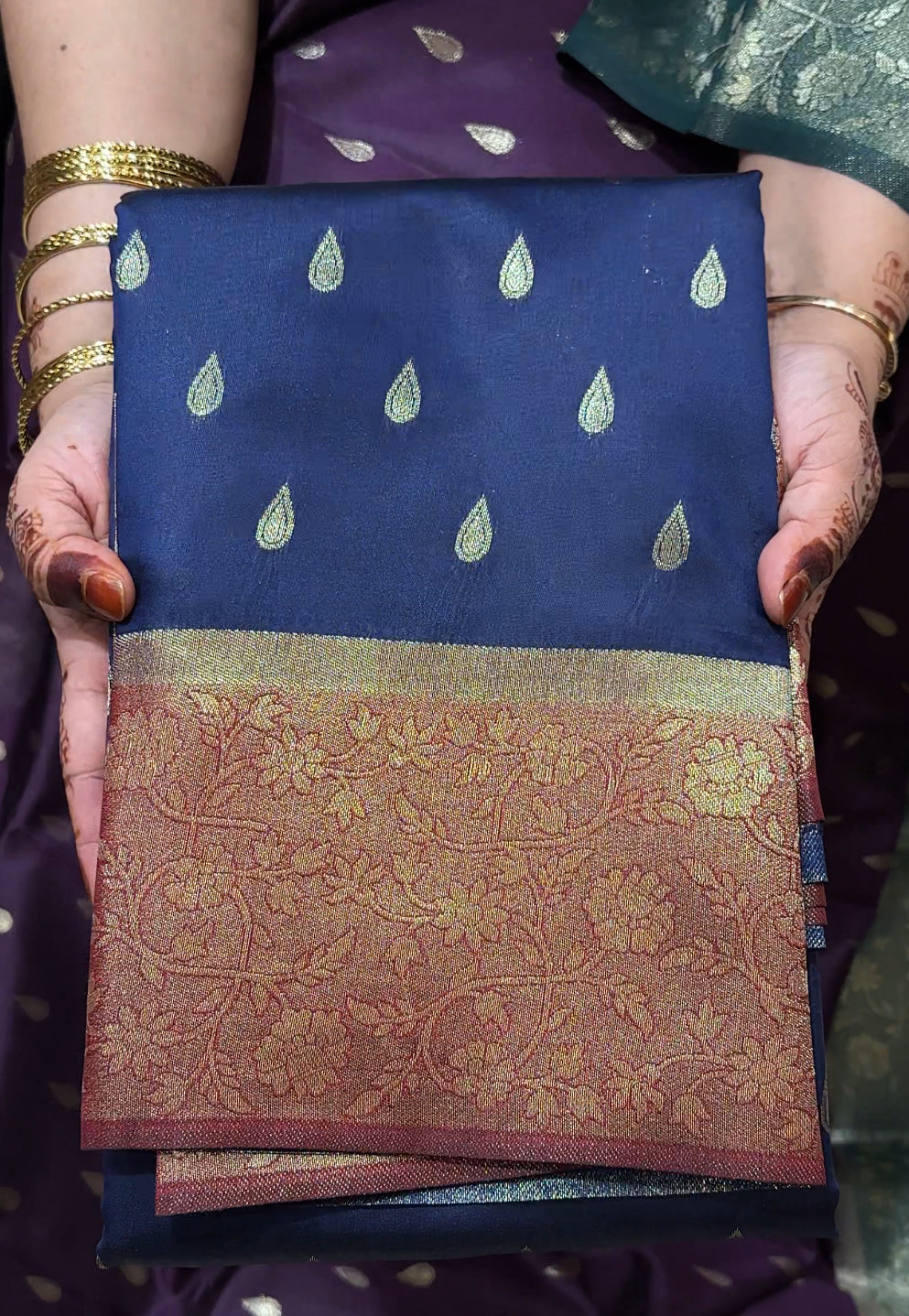 BUDGET BUY SEMI SILK SAREES - IHA 21908