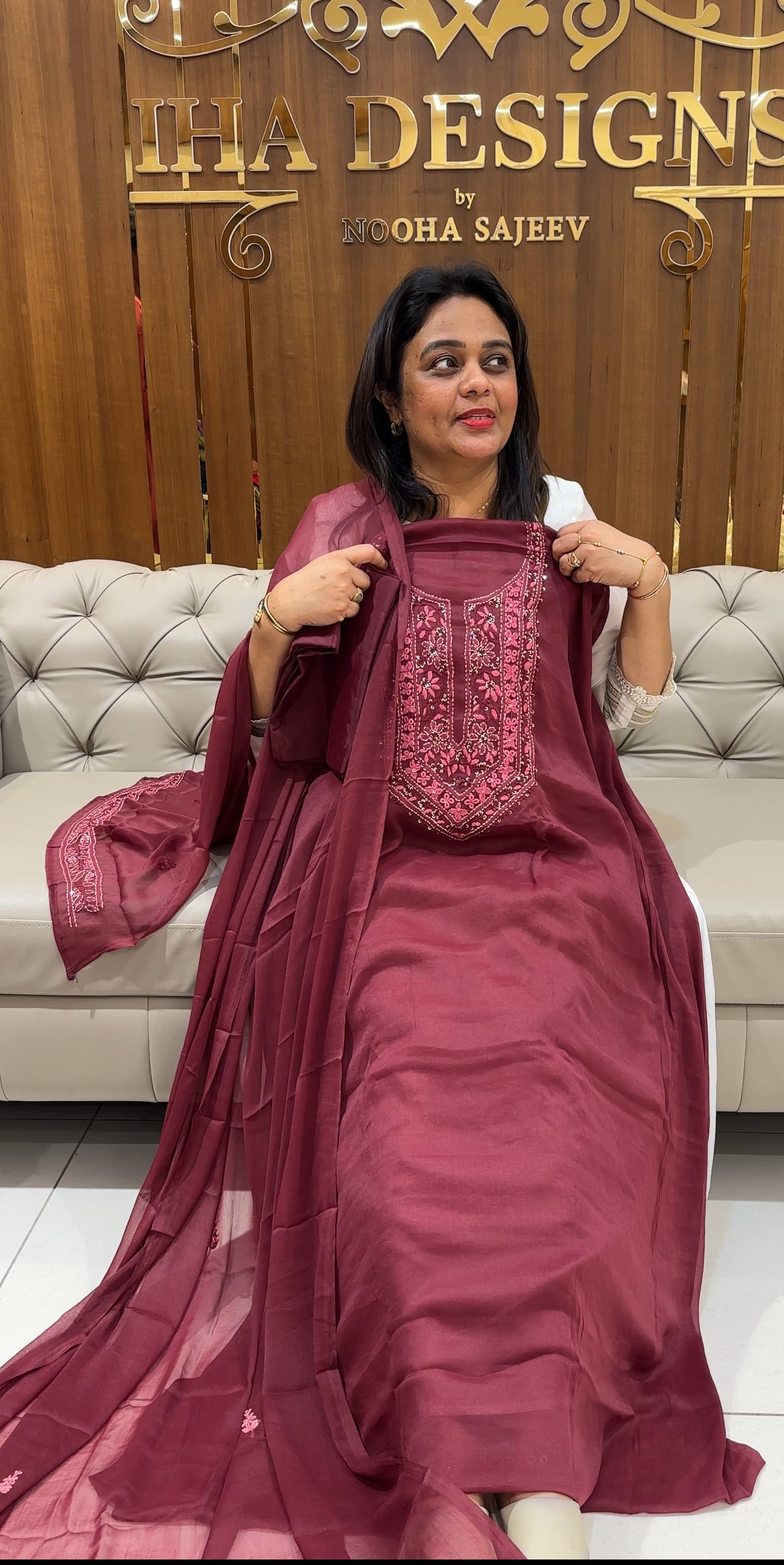 ORANGZA UNSTITCHED SALWAR SUITS -IHA 24864