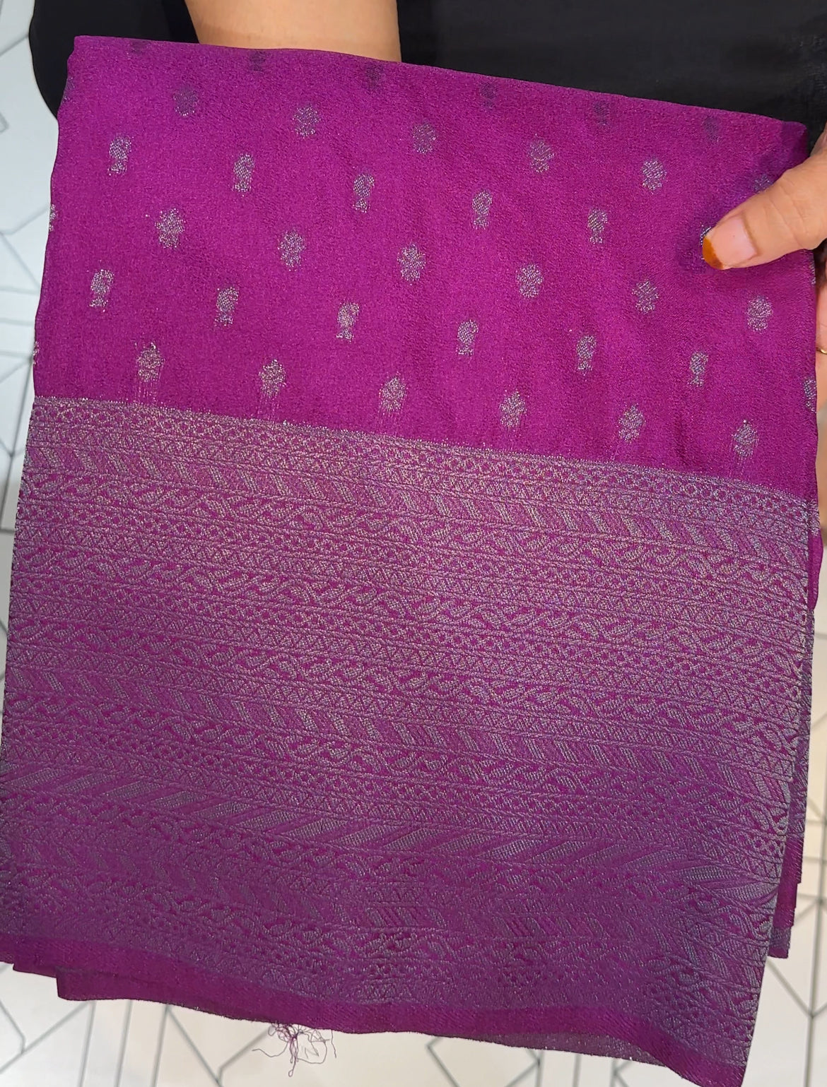 SEMI BANARASI SAREES - IHA 26276