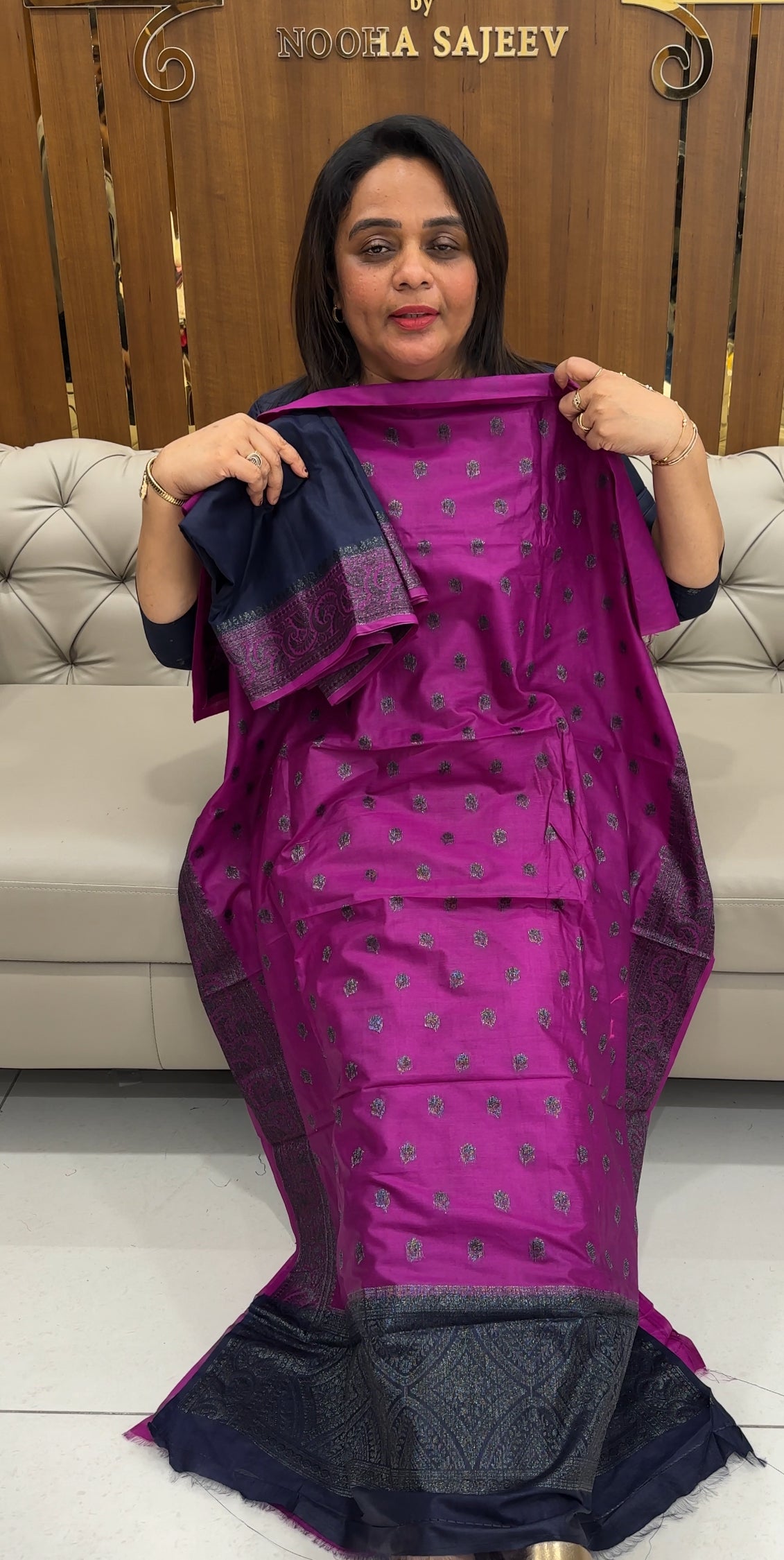 TUSSUR BANARASI UNSTITCHED SALWAR SUITS - IHA 25779