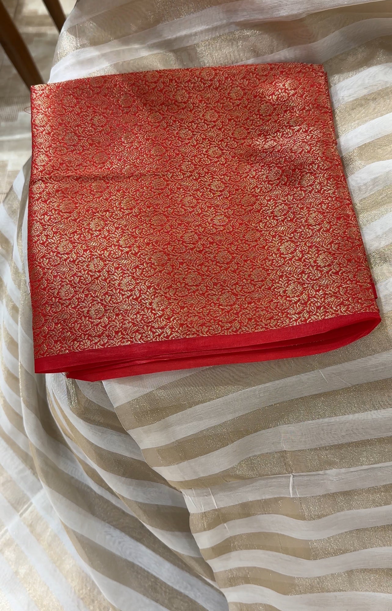 TISSUE BANARASI SAREES - IHA 25830