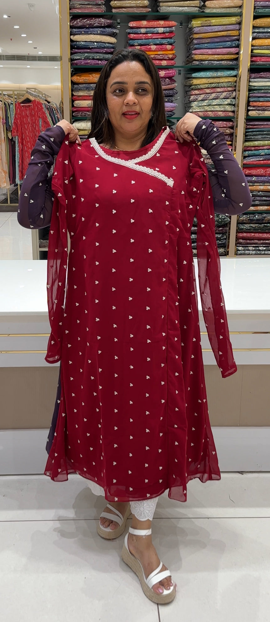 IHA'S IN-HOUSE DESIGNER A-LINE TOPS - IHA 21553