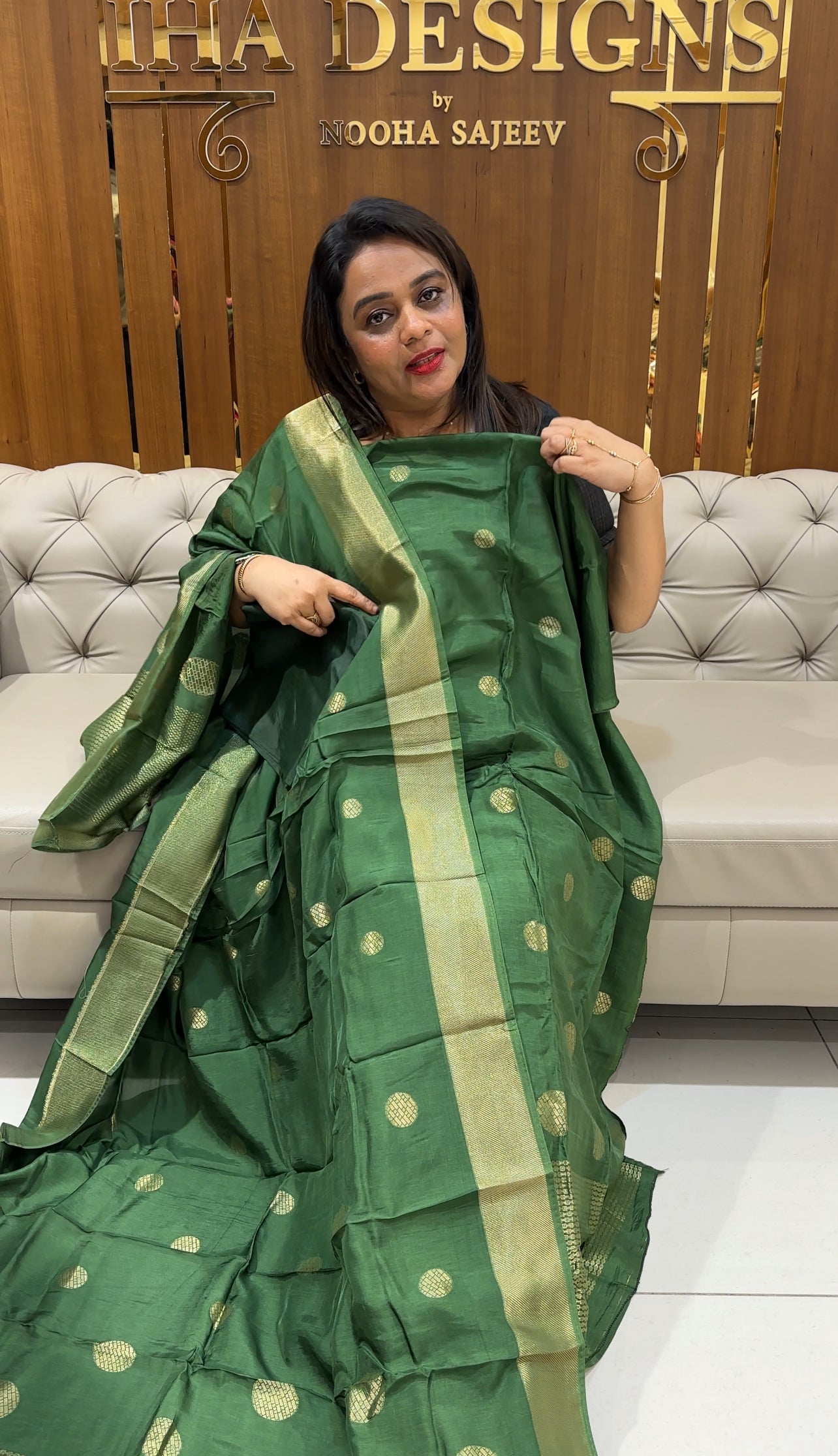 DOLA SILK UNSTITCHED SALWAR SUITS - IHA 25009