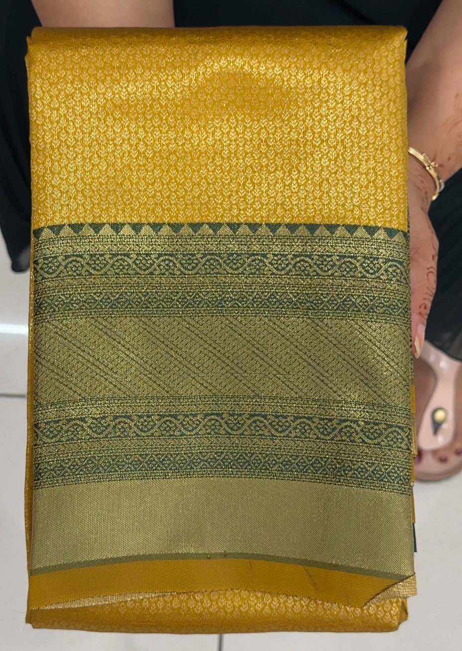 SEMI BROCADE SAREES - IHA 27430