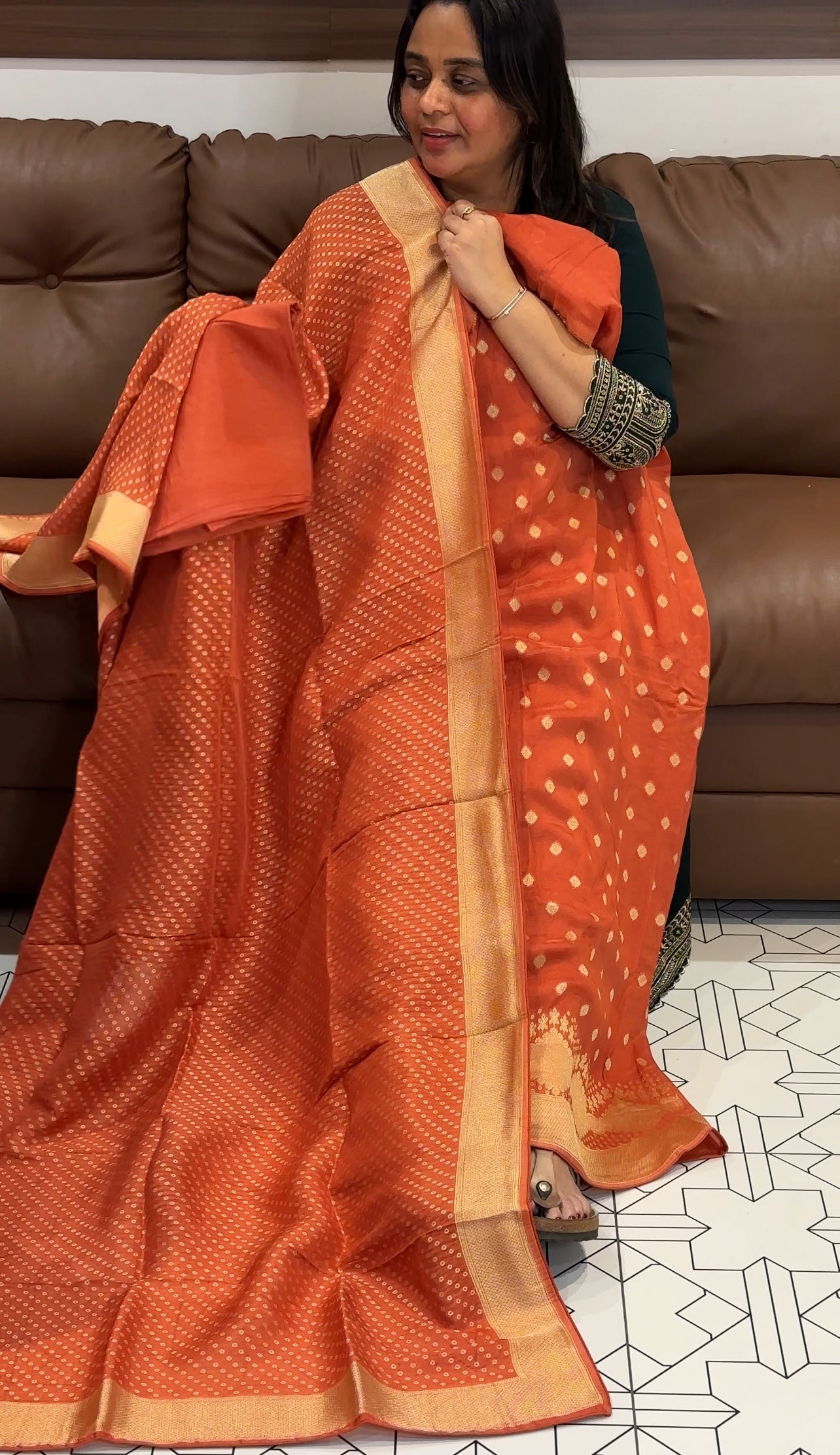 BANARASI UNSTITCHED SALWAR SUITS - IHA 27355