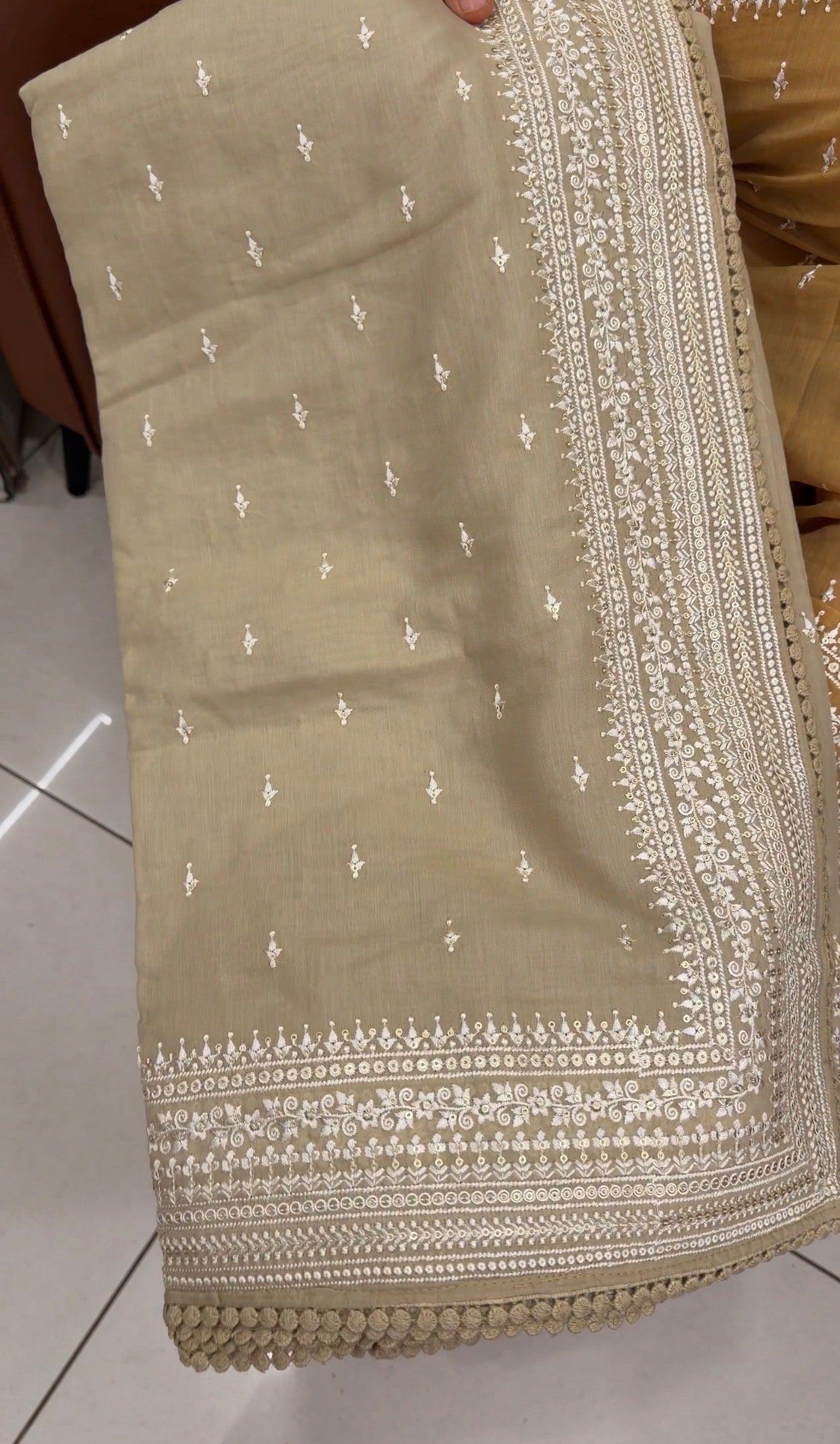 MALAI CHANDERI SAREES - IHA 34590