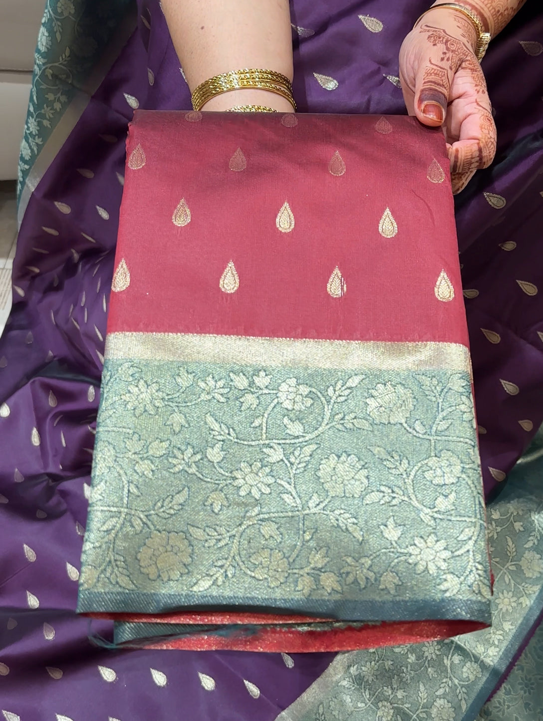 BUDGET BUY SEMI SILK SAREES - IHA 21908