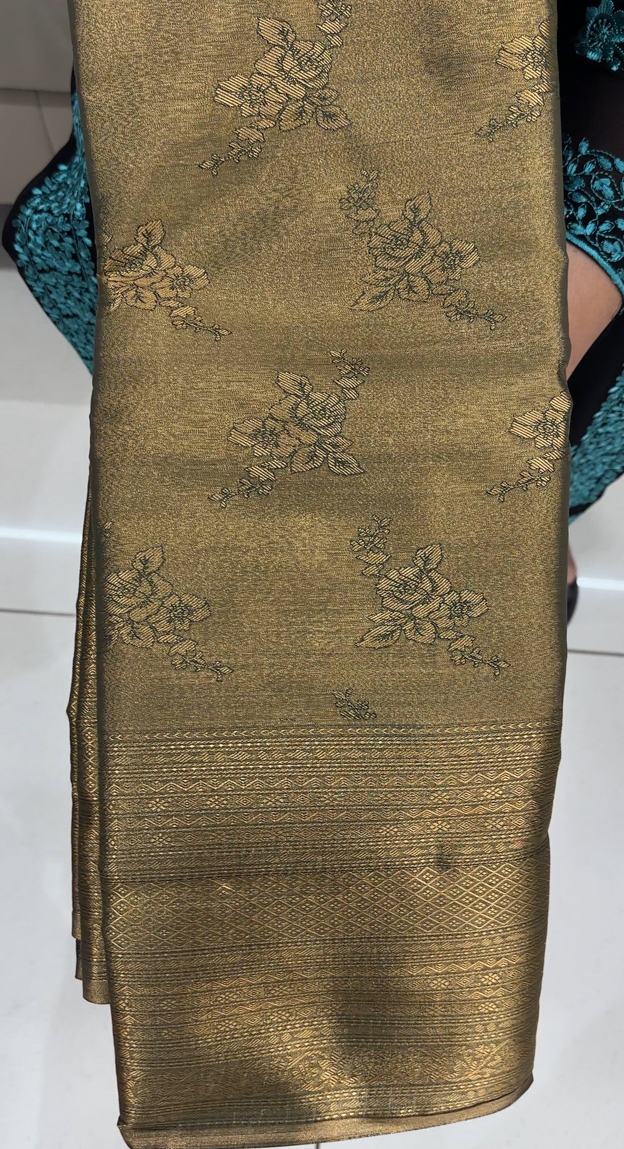 DESIGNER TISSUE KANCHIPURAM SILK SAREES - IHA 26353